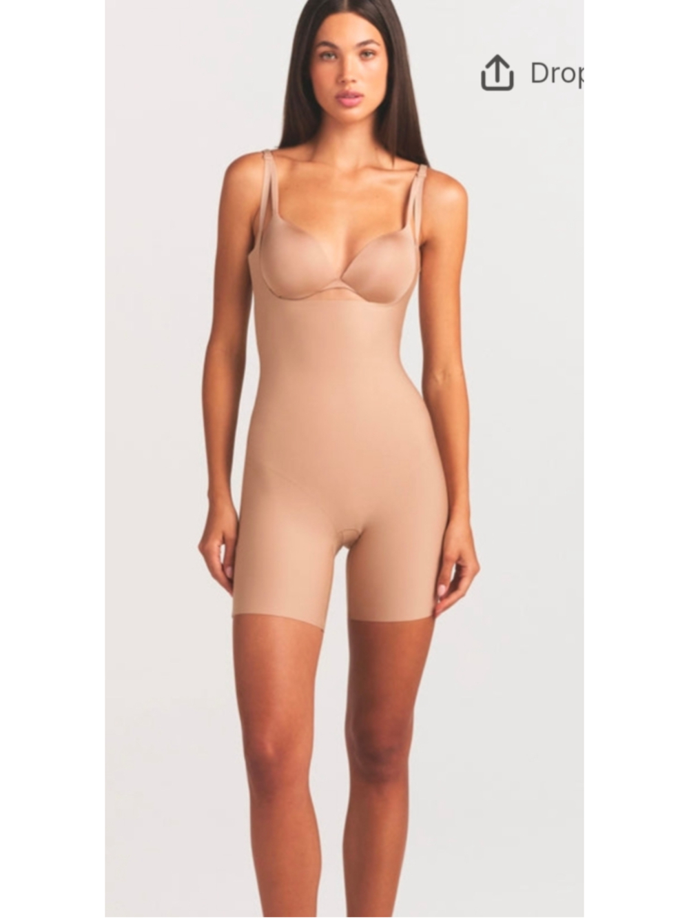 NWOT Skims Core Sculpt Back Smoothing Mid-thigh Bodysuit Size XL